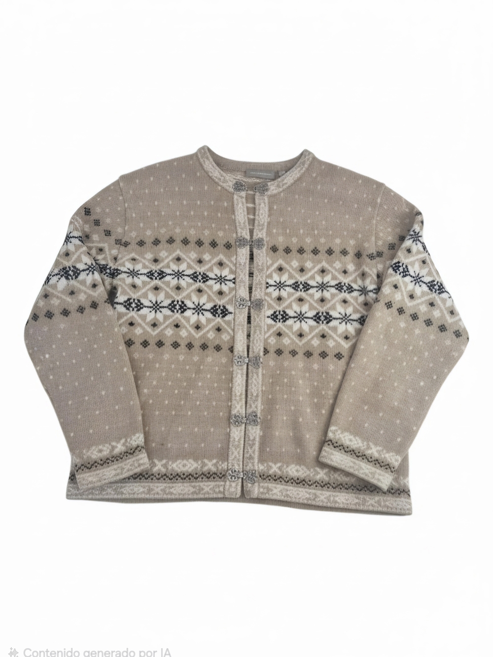 Damen CROFT & BARROW NORWEGER ISLANDER STRICK JACKE  Gr M
